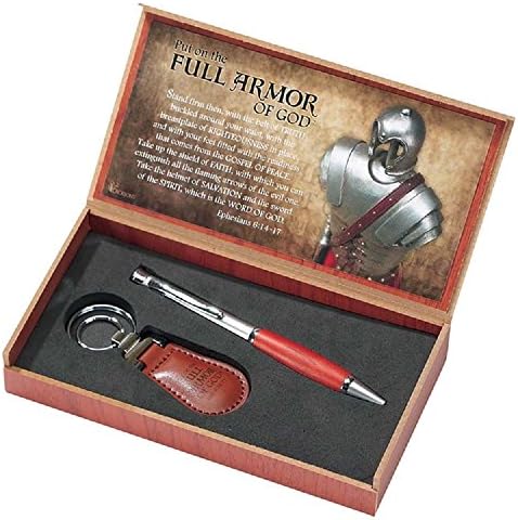 Full Armor Of God Pen and Keychain Set.