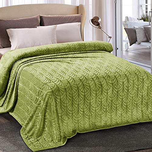 Whale Flotilla Flannel Fleece Twin Size Blanket for
