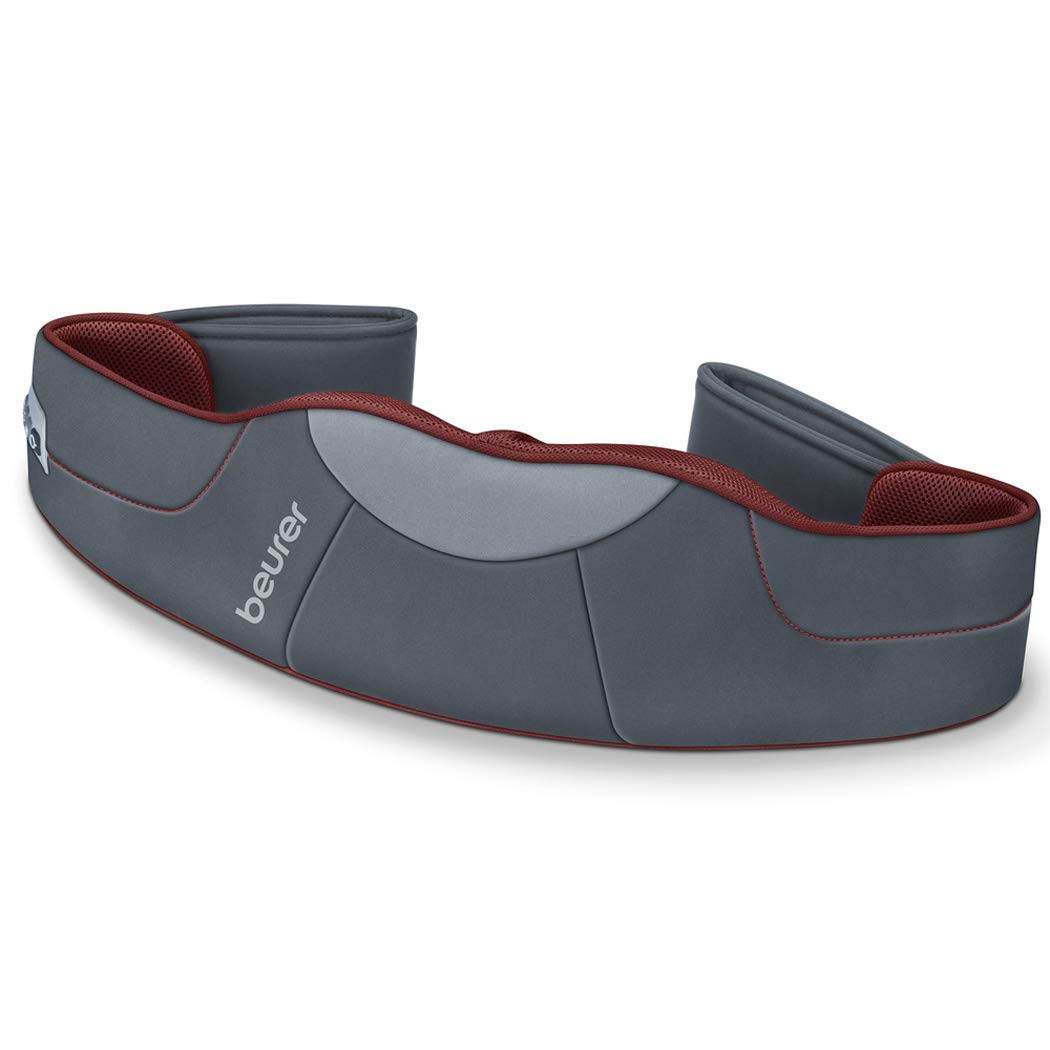 Beurer MG151 3D Shiatsu Massage Belt | Suitable for Shoulders, Neck, Back and Legs | 8 3D Massage Heads simulate shiatsu Massage | 3 Intensity Levels | Optional Infrared Light and Heat Functions