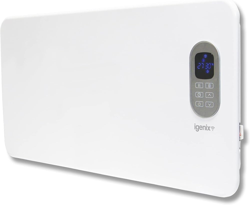 Igenix Smart Electric Panel Heater 2000 W Alexa Remote