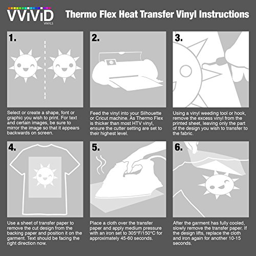 VViViD Red Heavy-Duty Iron-on Heat Transfer Vinyl Film (12" x 3ft Roll)