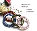 10 Pcs Colorful Spiral Hair Coils, No Crease Traceless Elastic Phone Cord Hair Ties for Women and Girls, Waterproof and Multicolor (Color B)