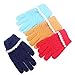 3Pairs Winter Gloves For Toddlers kids Boy Girls Full Finger Children Warm Knit Gloves 2-4-5-6-years