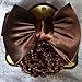 TOOGOO(R) Ladies Brown Bowknot Accent Snood Net Barrette Hair Clip Hairnet