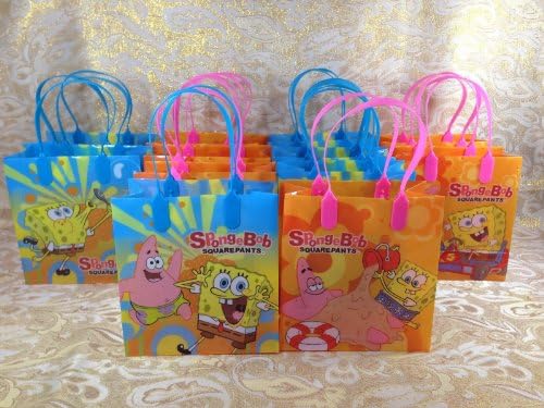 Amazon Com 24 Piece Spongebob Squarepants Goodie Bags Party Favor