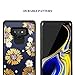 Fingic Galaxy Note 9 Case, Case for Samsung Note 9, Floral Sunflower Case Design Hard PC&Soft Silicone Anti-Scratch Shockproof Protective Phone Cover for Samsung Galaxy Note 9 (2018) 6.4