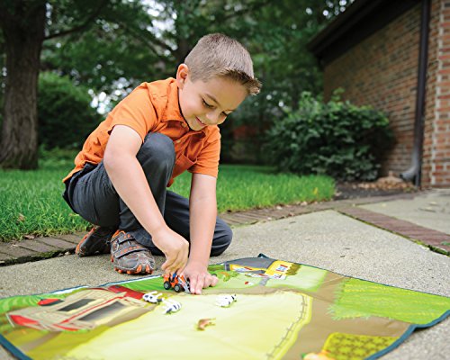 Neat-Oh! Dinosaur Prehistoric World 2-Sided Playmat w/2 dinosaurs