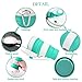 Portable Collapsible Coffee Cup, Lightweight and Reusable Folding Travel Mug Cup, Food Grade Silicone Sport Water Bottle with Leak Proof Lid for Outdoor Camping Hiking - Plus Folding Spoon (19oz)