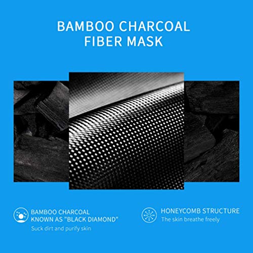 WIS Hydrating Face Mask Sheet for Men Anti Aging with Beard Mask, Deep