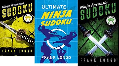 Frank Longo Three 3 Pack Ultimate Ninja Sudoku Ninja Assassin 