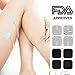 DONECO TENS Unit Pads 2X2 20 Pcs Replacement Pads Electrode Patches for Electrotherapy -Universally Compatible with Most TENS Machine Models