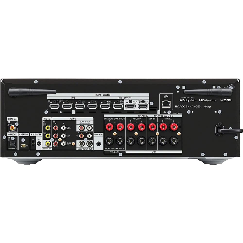 Sony STR-AN1000 7.2 Channel Home Theater 8K A/V Receiver Bundle with 26 Month CPS Extended Protection Pack