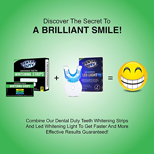 Dental Duty Teeth Whitening Strips Pack Of 28 for Upper and Lower