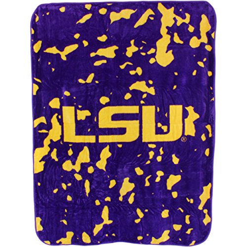 College Covers Louisiana State Tigers Throw Blanket/Bedspread