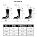 ZEALIYUE Waterproof Windproof Breathable Socks for Men & Women,Hunting/Fishing/Hiking/Skiing/Work Warm Boot Socks，S