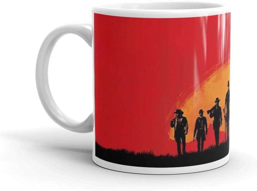Red dead redemption 2 Mug 11 Oz White Ceramic