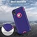 iMangoo Defender iPhone XR Case, iPhone 10R Case Outdoor Sports Heavy Duty Shockproof Full Body Protection Cover iPhone 10 R Case Non-Slip Matte Phone Case for Apple iPhone XR 2018 6.1'' Purple