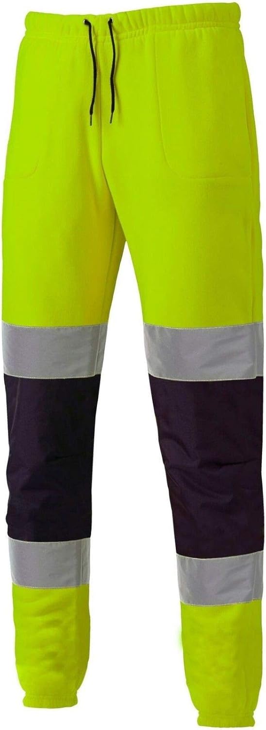 Dickies Mens Two Tone Jogging Bottoms Hi Vis viz Work Reflective
