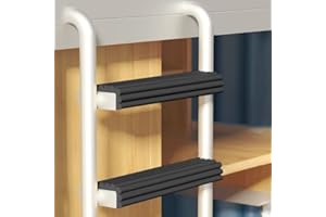 Vakerga Bunk Bed Ladder Pads Ladder Pads, Self-Adhesive Foam Padding Bunk Bed Ladder Cover Traction Treads for Ladder & Stair Edge