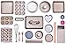 Bakerdream Nonstick Angel Food Pans Baking cake Mould with Removable Bottom Angel Food Cake Pan Tube Cake Pan (6inch)