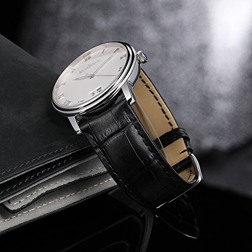Watch Band 14mm 16mm 18mm 19mm 20mm 21mm 22mm 24mm Genuine Calf Leather Strap Replacement Silver/Gold/Rose Gold Clasp CHIMAERA