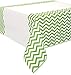 Unique Chevron Rectangular Plastic Table Cover, 54