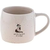 Karma Gifts Reese Ceramic Mug - 16-Ounce Coffee Cup - Cute Mugs for Women and Men - Cat