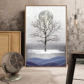 Framed Home Artwork Abstract Scenery for Living Room Bedroom