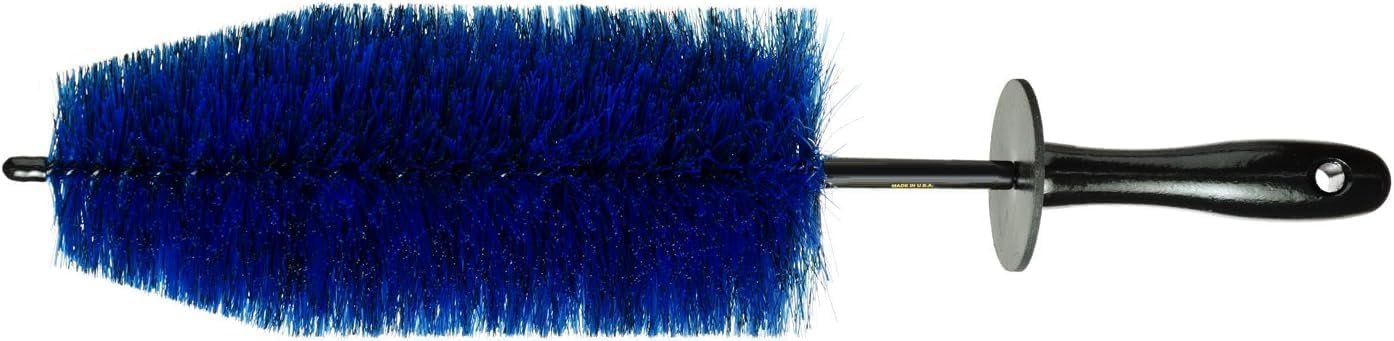 Amoyeric Brushes Small detail car wheel cleaning brush, bicycle brush, wheel rim brush washing brush Car/Motorbike Alloy Wheel and Engine Detail Cleaning Brush