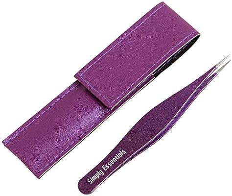 Amazon Com Best Tweezers For Ingrown Hair Includes Purple Case