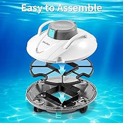 Moolan Cordless Pool Vacuum Cleaner, Robotic Pool