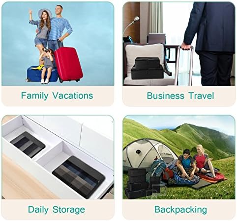 YAMIU Packing Cubes 7-Pcs Travel Organizer Accessories with Shoe Bag and 2 Toiletry Bags(Purple) 7 YAMIU Packing Cubes 7-Pcs Travel Organizer Accessories with Shoe Bag and 2 Toiletry Bags(Purple)