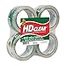 Duck HD Clear Packing Tape Refills - 4 Rolls of Strong Heavy Duty Packing Tape for Shipping and Moving, Boxes and Packaging - 1.88 In. x 54.6 Yards - 3