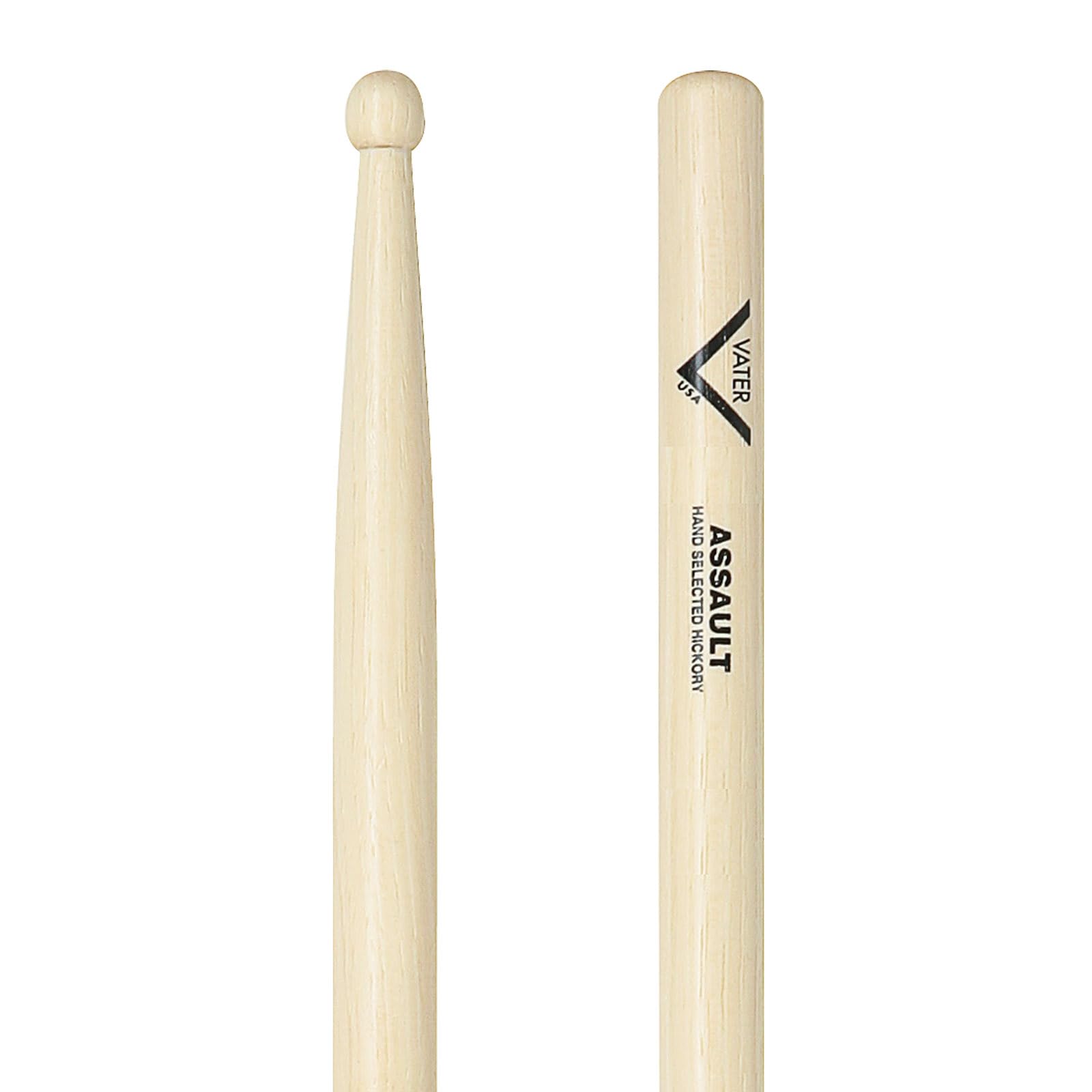 Vater - Assault (Wood Tip) American Hickory Drumsticks - VHAW