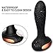 Vibrating Anal Sex Toys with 10 Powerful Vibration Patterns,Tracy’s Dog Smooth Silicon Anal Vibrator Rechargeable & Waterproof Butt Plug Massager for Men Women or Couples(Black)