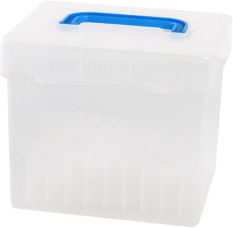 shaoyanger 80 Slot Plastic Carrying Marker Case Holder Storage Organizer Box for Paint Sketch Markers-Fits for Markers Pen from 15mm to 18mm Diameter