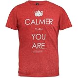 Big Lebowski Calmer Than You Are Mens Tee