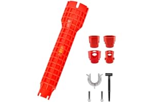 14 in 1 Faucet and Sink Install Wrench, Multifunctional Plumbing Wrench, Faucet Wrench for Undermount Sink, Kitchen Bathroom 