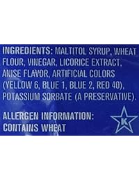 American Licorice Sugar Free Negro Regaliz Vines, 1 Bolsa (5 oz)