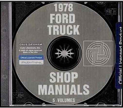 1978 FORD PICKUP & TRUCK FACTORY REPAIR SHOP & SERVICE MANUAL CD - F100, F150, F250, F350, BRONCO 78
