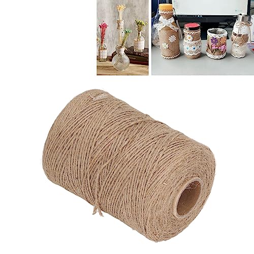 Jute Rope 300 m x 2 mm Natural | Crafts Gardening Wrapping Gifts Decoration