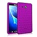 Fintie Silicone Case for Samsung Galaxy Tab A 7.0, [Honey Comb Series] Light Weight [Anti Slip] Shock Proof Cover [Kids Friendly] for Galaxy Tab A 7-inch Tablet 2016 Release (SM-T280/SM-T285), Purple