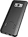 Galaxy S8 Belt Clip Holster Case (Secure-fit) DuraClip Combo by Encased (Samsung Galaxy S8) (Smooth Black)
