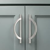 Amerdeco 10 Pack Brushed Satin Nickel Cabinet Pulls 5 Inch(128MM) Hole Centers Kitchen Cabinet Handles Hardware Kitchen Handles for Cabinets Cupboard Handles Drawer Pulls