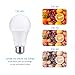 Litom Light Bulbs, 9W (60W Equivalent) 3000K A19 LED Bulbs, 800 Lumens Soft White E26 LED Lighting 6 Pack