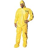 Dupont Large Yellow Tychem Qc Chemical Protection Coveralls