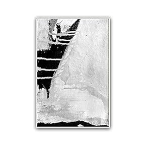 Framed Canvas Wall Art Abstract Color Block Canvas Prints Home Artwork Decoration for Living Room,Bedroom - 16x24 inches