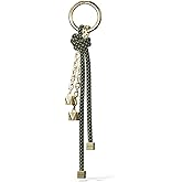 Michael Kors Speckled Cord Charm, Gold-Tone Hardware/Key Charm/Ivy