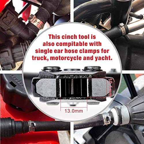 iCrimp Mini PEX Pipe Quick Cinch Tool Set for Stainless Steel Clamp from 3/8-inch to 1-inch-with Pex Cutter,20pcs 1/2-inch and 10pcs 3/4-inch Stainless Steel Clamps included - Thumbnail 6