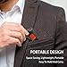 Professional Breathalyzer, POMILE Portable Breath Alcohol Tester Digital Alcohol Detector with LCD Display & Semiconductor Sensor (with 5 mouthpieces) (Breathalyzer)